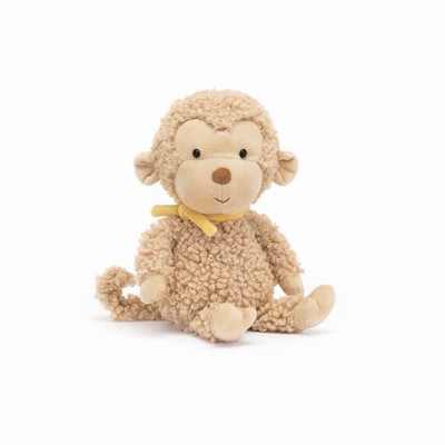 Jellycat Fuzzkin Monkey USA | 37562ICEG